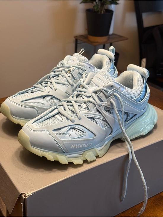 Balenciaga Other - Balenciaga Pale Blue Track Sneakers